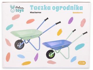 Dětské zahradní kolečko Adam Toys, modré, 3+ (2)