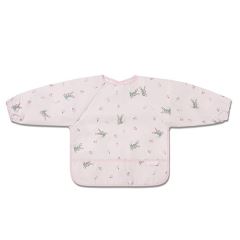 Nepromokavá zástěrka s rukávy Bunny, šedorůžová, BabyOno