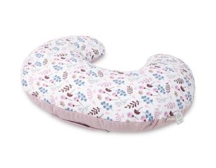 Kojicí polštář Velvet – pohodlný kojící polštář pro maminku a miminko, Větvičky, růžové Kojicí polštář Velvet – pohodlný kojící polštář pro maminku a miminko, Větvičky, růžové