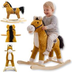 Houpací kůň Teddy Light Brown – Milly Mally (7)