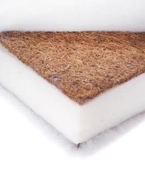 Dětská matrace aloe kokos,pěna,kokos, Aloe LUXE - 120x60x11cm (559006)