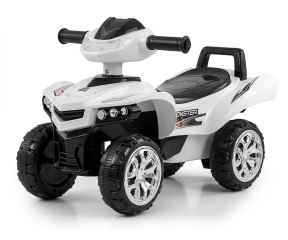 Dětské odrážedlo čtyřkolka Quad Monster Milly Mally, zvuky, světlo - bílé