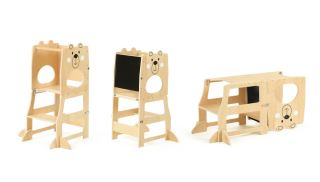 2Kids Toys Učící věž 3 v 1 Medvídek (2)