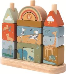 2Kids Toys Nasazování kostek Safari (3)