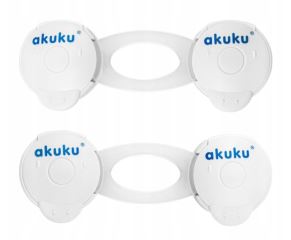Universální uzávěr krátký - 2 ks , 10 cm, bílý (1)