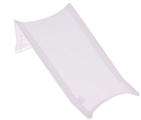 Koupací lehátko pro novorozence – bavlna, bílé, vysoké