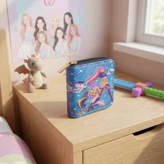 Dětská peněženka na zip Demon Hunters K-pop Action (5)