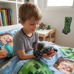 Plyšová hračka Minecraft Pavouk mini 16cm (2)