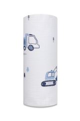 Tetrová plenka 70×80 cm Basic, 100% bavlna, Nákladní auta - 1 ks