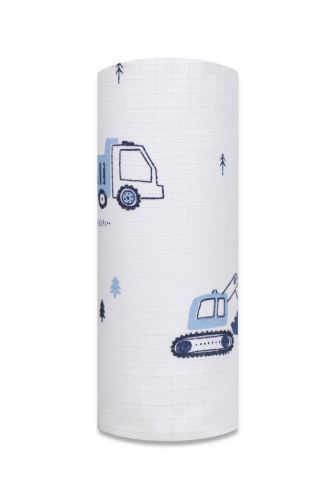 Tetrová plenka 70×80 cm Basic, 100% bavlna, Nákladní auta - 1 ks