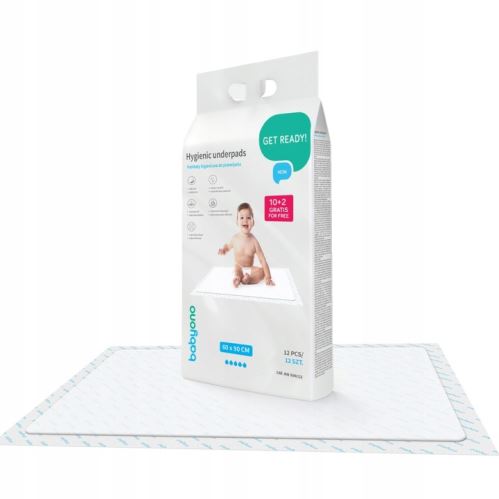 Hygienické podložky 60×90 cm 12 ks (10+2 zdarma) – savé, nepromokavé (1)