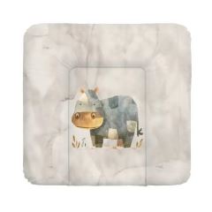 Přebalovací podložka na komodu Cosy Hippo 75×72 cm – měkká, voděodolná