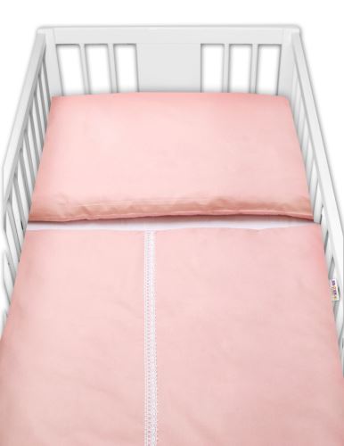 Luxusní 2-dílné bavlněné povlečení - Royal Baby - pudrové (1)