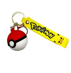 Dětská klíčenka Pokémon Pokébal s poutkem a karabinou (1)
