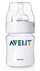 Silikonová savička Classic Avent, 3m+, 3 otvory