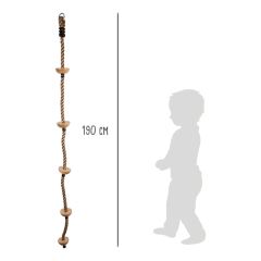 small foot Dětské šplhací lano s nášlapnými body (2)