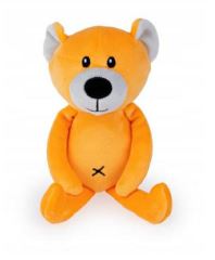 Dětská plyšová hračka/mazlíček Medvídek 19 cm,  oranžový
