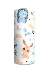 Tetrová plenka 70×80 cm Basic, 100% bavlna,  Ježek a spol - 1ks