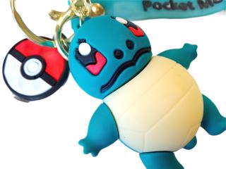 Dětská klíčenka Pokémon Squirtle s poutkem a karabinou (1)