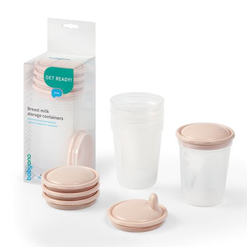 Nádoby na skladování a mražení dětské stravy 200 ml set, 4 ks