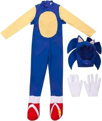 Dětský kostým Sonic s maskou a rukavicemi 104-110 S (530637)