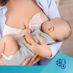 Gelové obklady na prsa Canpol babies 2 ks, teplý, studený obklad (5)