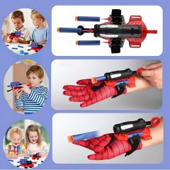 Dětský kostým Spiderman s vystřelovákem 122-134 L (577761)