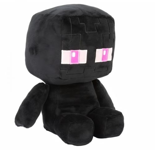 Plyšová hračka Minecraft Enderman Pixel maxi 25cm
