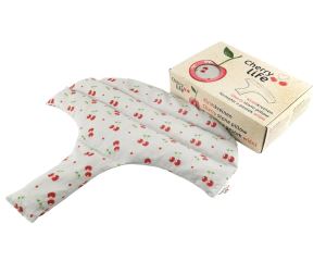 Dámský nahřívací pás s třešňovými pecičkami, termofor - Cherry life, šedý (2)