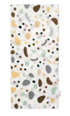 Mušelínové pleny 3ks Lux Baby Nellys - Eukalyptus, 70 x 80 cm, béžová/bílá (3)