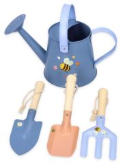 Zahradní set pro děti Adam Toys – 4 ks, modrý, 3+