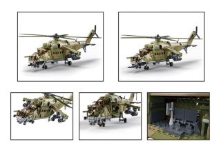 Sluban Bojový vrtulník MI-24S  M38-B1137 (4)