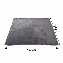Oboustranná elektrická vyhřívací deka s regulací teploty a dálkovým ovládáním, 120×160 cm (9)
