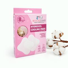 Komplet 2x Hydrogelové kojicí vložky s lanolinem Bocioland - 2x 8 ks