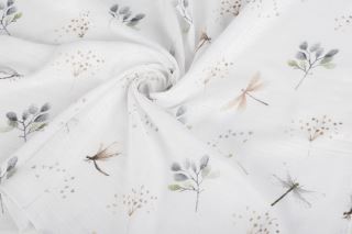 Tetra pleny Basic 70×80 cm Floral grey - sada 5 ks, 100% bavlna (5)
