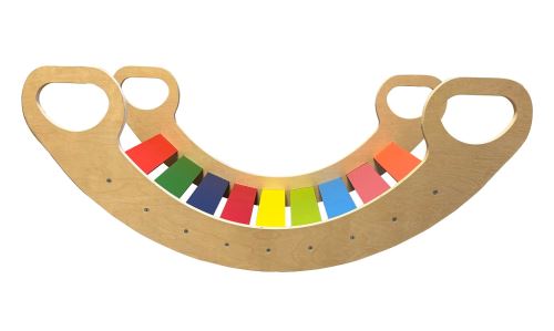 2Kids Toys Montessori duhová houpačka velká