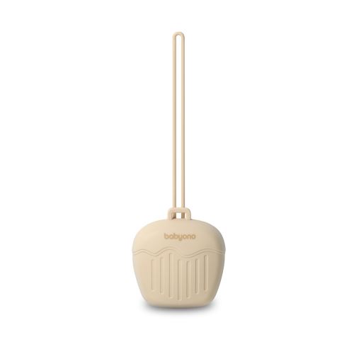 Silikonové pouzdro na dudlík - béžové