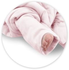 Teplý spací vak se zahrnovacími nohavičkami, Soft Hand Made, pudrově růžový, vel. S (7)