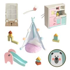 2Kids Toys miniatura domečku Duhový dům (2)