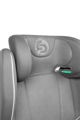 Dětská autosedačka Breezy 2v1 s isofixem, 100-150cm, šedá (10)