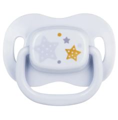 Canpol Babies Dudlík silikonový symetrický 0–6m Newborn Baby – modrý