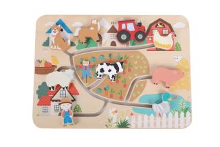 2Kids Toys Motorická deska Farma