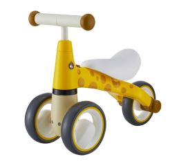 Odrážedlo/tříkolka Eco Toys, Žirafka  - žlutá