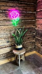 2Kids Toys LED NEON LIGHT lampička Růže (1)