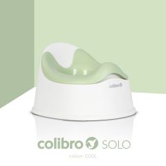 Dětský nočník, ergonomický Solo cool – zelený, bílý (2)