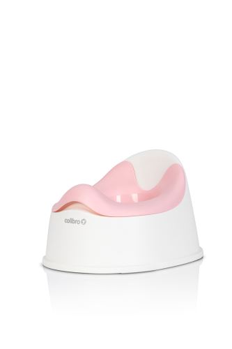 Dětský nočník, ergonomický Solo cool – růžový, bílý