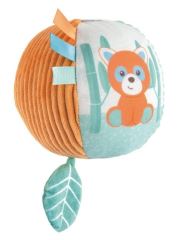 CHICCO My Sweet Doudou senzorický míček Panda a Chameleon, chrastítko se zrcátkem