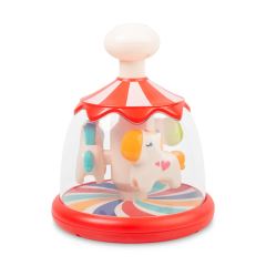 Toyz Edukační hračka Káča s koníky – červená, kolotoč, 6m+