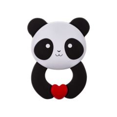 Silikonové kousátko PANDA závěsné – kousátko pro miminko bez BPA