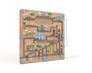 Edukační magnetická hrací deska City (3)